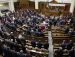 Ukraińscy parlamentarzyści większością 271 głosów przyjęli rezolucję uznającą Rosję za agresora