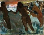 Edgar Degas, „Kąpiel trzech dziewcząt z ludu o zmroku”. Dodajmy – idzie o ludy mórz południowych