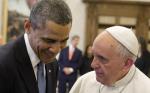 Papież Franciszek i Barack Obama spotkali się rok temu.  Na prywatnej audiencji w Watykanie (27 marca 2014 r.)