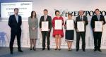 Wyróżnienia dla najlepszych audytorów badających spółki giełdowe odebrali przedstawiciele firm: Deloitte, KPMG, PKF Consult, PwC  i EY Polska 