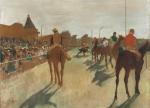 Edgar Degas „Parada” („Wyścigi konne przed startem”), 1866-1868