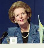 Dopiero Margaret Thatcher (na zdjęciu w 1990 r.) zmieniła nastawienie brytyjskich władz  do sprawy Katynia