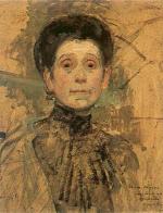 Olga Boznańska, autoportret po 1913