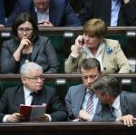 Małgorzata Sadurska (u góry z lewej) cieszy się zaufaniem Jarosława Kaczyńskiego (u dołu z lewej) i ma dobre relacje  z Beatą Szydło (u góry z prawej)