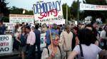 Grecy demonstrują przed siedzibą parlamentu – Ateny, 17 czerwca