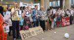 Jeden z protestów ruchu BDS zorganizowany na londyńskiej Oxford Street w ubiegłym roku 