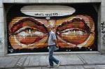 Grafitti w Atenach, czerwiec 2015. Ale pytanie „co dalej” zadają sobie w Europie nie tylko Grecy 
