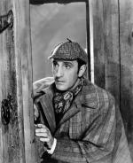 Ikona i symbol detektywa Sherlock Holmes w filmie Alfreda Werkera z 1939 r.  wygląda, jakby ukrywał się przed literaturoznawcami 