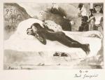 ...i litografia Paula Gauguina z jego zbiorów