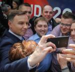 Andrzej Duda w kampanii był aktywny w internecie