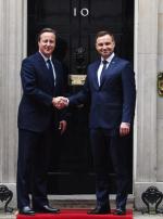 Brytyjski premier i polski prezydent na Downing Steet