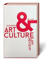 Santander Art & Culture Law Review, 2015