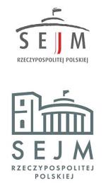 Nowe logo Sejmu (na górze) chwalą eksperci