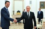 Kreml, 20 października. Baszar Asad i Władimir Putin 