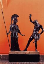 Atena i Marsjasz, rekonstrukcja rzeźby Myrona