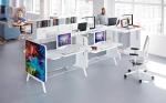 Praca na stojąco przy biurku lub na siedząco – system Mikomax Smart Office