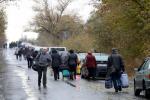 Przejście graniczne na linii demarkacyjnej międy Ukrainą a zajętym przez separatystów Donbasem