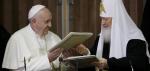 Papież i patriarcha Cyryl po podpisaniu wspólnej deklaracji w Hawanie