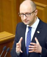 Arsenij Jaceniuk z trybuny parlamentu bronił osiągnięć swojego rządu 