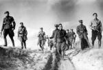 Ikoniczne zdjęcie Żołnierzy Wyklętych. Partyzanci z 5. Wileńskiej Brygady AK. Pierwszy z lewej  Zygmunt Szendzielarz „Łupaszka”