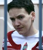 Nadija Sawczenko na sali sądowej w miejscowości Donieck w pobliżu rosyjskiego Rostowa