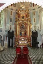 Wnętrze kaplicy w Baszcie Boskiej 