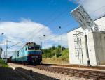 Superskaner RTG na kolejowym przejściu granicznym  z Ukrainą  w Medyce (Podkarpacie).