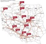 Najwięcej samochodów jeździ po drogach Śląska oraz warszawy