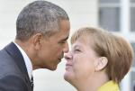 Dla Amerykanów to Niemcy są prawdziwym zwornikiem Europy. Na zdjęciu: Angela Merkel wita Baracka Obamę podczas jego ostatniej wizyty w Hanowerze