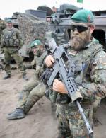 W tym roku do Polski przyjedzie 5,5 tys. niemieckich żołnierzy. Na zdjęciu: Niemcy podczas ćwiczeń w Żaganiu, lipiec 2015 r. 
