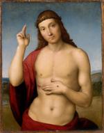 Rafael, „Chrystus błogosławiący”, ok. 1505–1506, olej, deska 