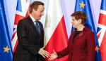 Po wyborach rząd postawił na współpracę z Wielką Brytanią Na zdj. Beata Szydło i brytyjski premier David Cameron