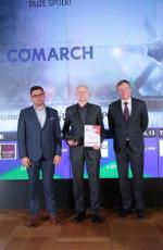 Laureatem w kategorii duża spółka został ComArch. Nagrodę odebrał wiceprezes i dyrektor finansowy Konrad Tarański