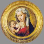 Hans Memling, „Matka Boska karmiąca”, 1480
