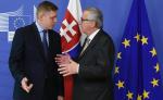 Prezydent Słowacji Kiska i szef KE Juncker