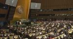 Najwięcej słychać o ONZ i jej sekretarzu generalnym, gdy przywódcy z całego świata przyjeżdżają na wrześniowe posiedzenie Zgromadzenia Ogólnego. W 2003 roku głównym tematem był Irak (na zdjęciu przemawia prezydent USA George W. Bush)