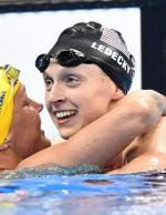Katie Ledecky w Rio już trzy razy cieszyła się ze zwycięstwa