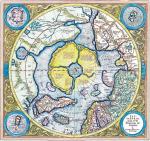 Merkator (1512–1594), flamandzki kartograf, umieścił Hiperboreę na środku Oceanu Arktycznego
