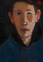 Autoportret, ok. 1949, olej, sklejka
