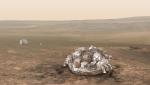 To ciągle tylko wizja artystyczna. Lądownik dopiero przyśle – jeśli działa – zdjęcia z Marsa.