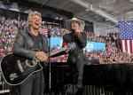 Jon Bon Jovi i Lady Gaga w ostatnią noc przed wyborami śpiewają dla Clinton w Raleigh.