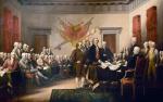 Podpisanie Deklaracji niepodległości 4 lipca 1776 r. w Filadelfii.