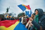 Oponenci prezydenta Dodona manifestują (bezskutecznie) pod pomnikiem Stefana Wielkiego, hospodara suwerennej Mołdawii.