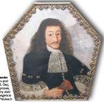 Alexander von Unruh, is pod 1637-1668. Olej, blacha cynowa. Dawny zbór ewangelicki w Pieskach.