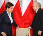 Szydło i Kaczyński wystąpili na wspólnej konferencji w środę.