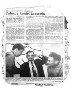 Z Jarosławem Kaczyńskim podróżowali dziennikarze: Michał Bichniewicz i Paweł Rabiej. Całą wyprawę relacjonowały najważniejsze polskie gazety.