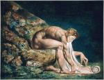 „Newton”, obraz angielskiego poety, malarza i grafika Williama Blake’a (1795 rok).