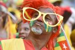 Kibic reprezentacji Togo podczas meczu jego drużyny z Wybrzeżem Kości Słoniowej w Oyem (Gabon) w ramach piłkarskiego Pucharu Narodów Afryk.