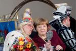 Kanclerz Angela Merkel podczas karnawału w Berlinie 