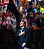 Emmanuel Macron, twórca ruchu En Marche!, niezależny kandydat na prezydenta Francji  